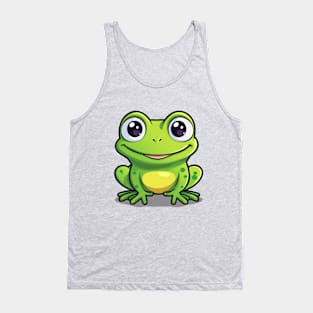 Cartoon Cute Kawaii Adorable Frog Tank Top